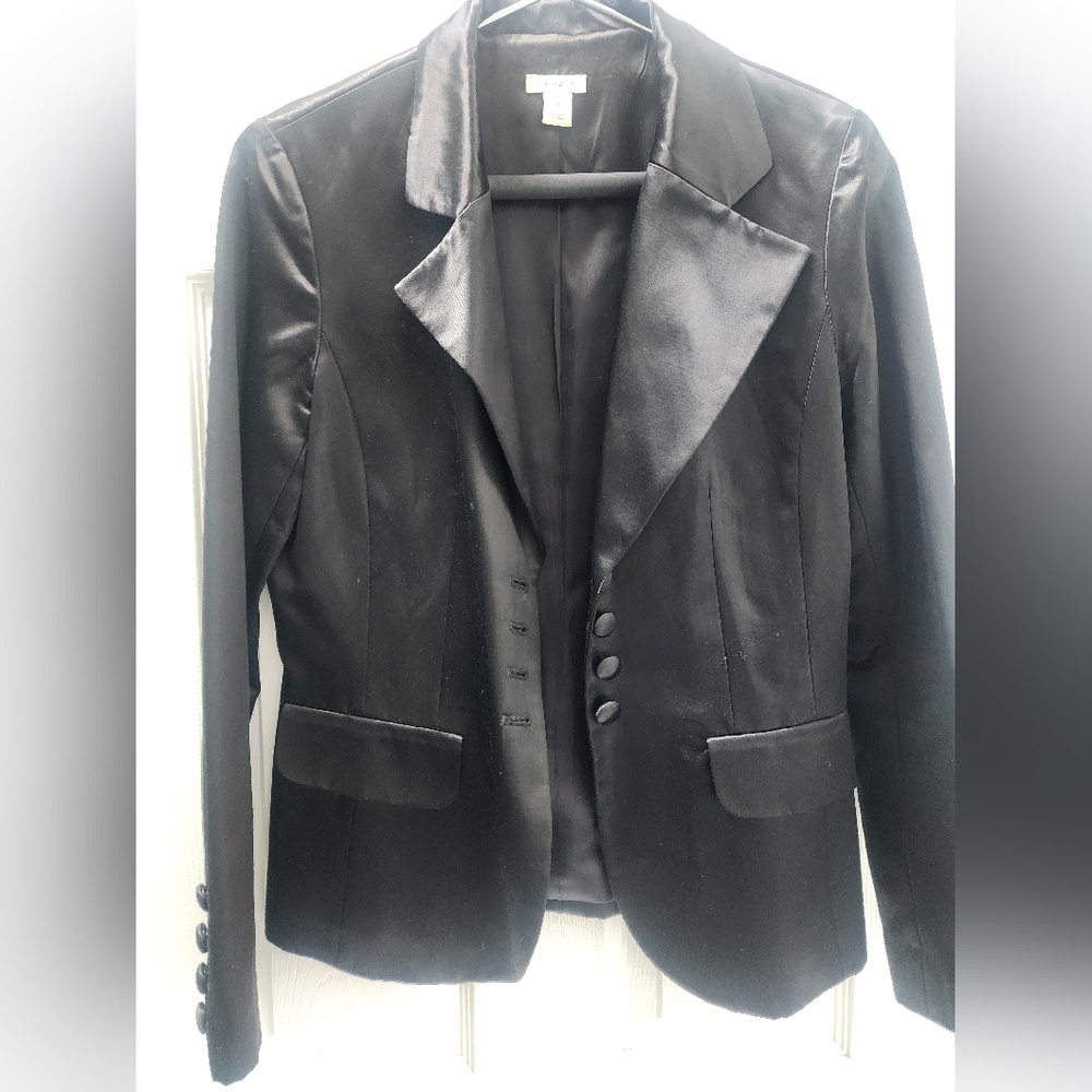 Halogen Black Satin Women's Blazer